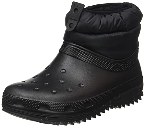 Crocs Damen Classic Neo Puff Shorty Boot W Mode-Stiefel, Schwarz, 34 EU von Crocs