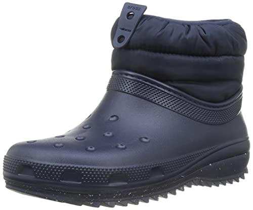 Crocs Damen Schneestiefel, Relaxed, Obermaterial: 100Prozent Kunststoff, 100Prozent Textil, Navy, 36/37 EU von Crocs