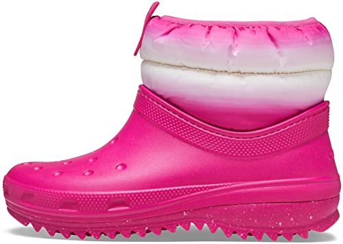 Crocs Damen Classic Neo Puff Shorty Boot W Snow, Candy Pink Stucco, 36/37 EU von Crocs