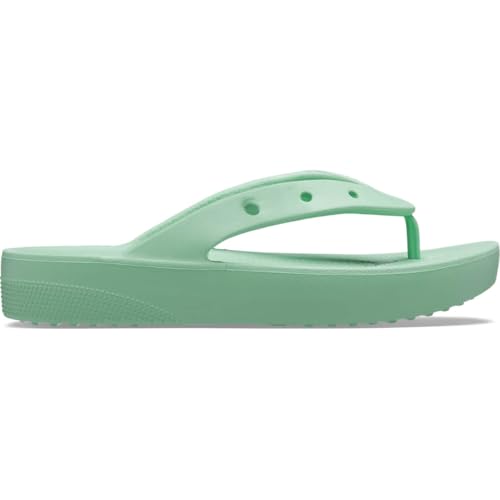 Crocs Damen Classic Platform Flip Flop Flipflop, Jade Stone, 37 EU von Crocs