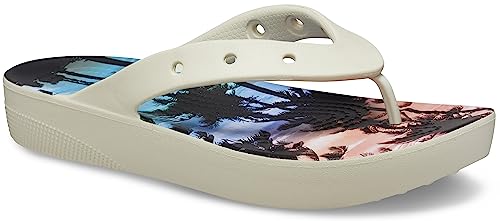 Crocs Herren Classic Platform Flip W Flip, Bone/Multi, 39/40 EU Crocs Herren Classic Platform Flip W Flip, Bone/Multi, 39/40 EU von Crocs