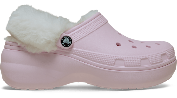Crocs | Damen | Classic Platform Fuzz Lined  | Clogs | Pink | 39 von Crocs