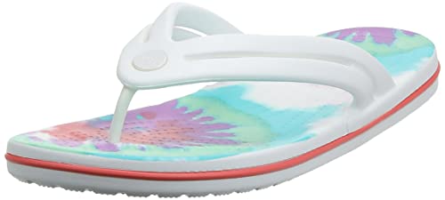 Crocs Damen Crocband Flip Flipflop, Fresco Batikfarbe, 40 EU von Crocs