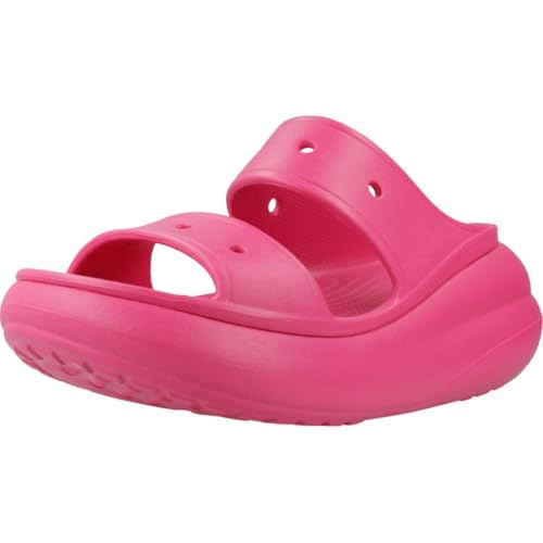 Crocs Classic Crush Sandal 207670-6ZQ, Women slides, Pink, 41/42 EU von Crocs