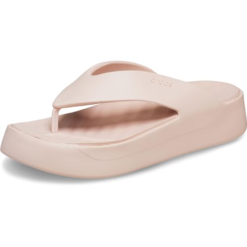 Crocs Damen Getaway Plateau Flip Flop, Quarz, 43 EU, Quarzfarben, 42/43 EU von Crocs