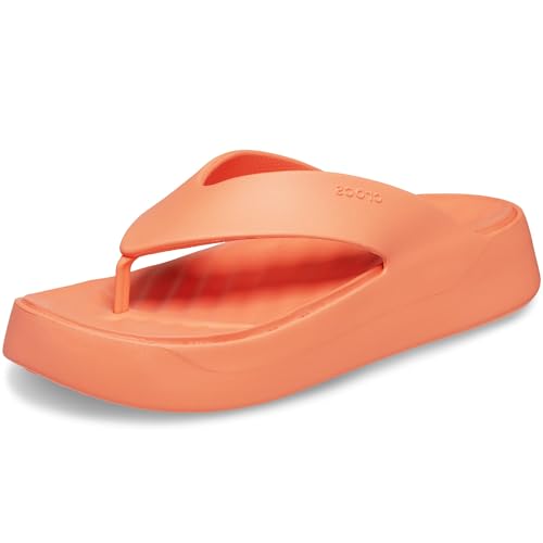 Crocs Damen Getaway Plateau Flip Flop, Sunkissed, Größe 43, Sunkissed, 42/43 EU von Crocs