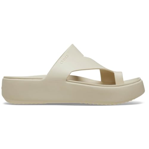 Crocs Herren Getaway Platform Toe Loop Sandalen, Sandstone, 38/39 EU von Crocs