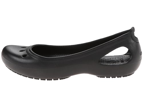 Crocs , Damen Ballerinas, Schwarz - Black (Schwarz/Schwarz) - Größe: 33/34 EU von Crocs