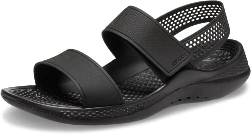 Crocs Damen Literide 360 Sandale W Holzschuh, Schwarz, 37/38 EU (7W) von Crocs