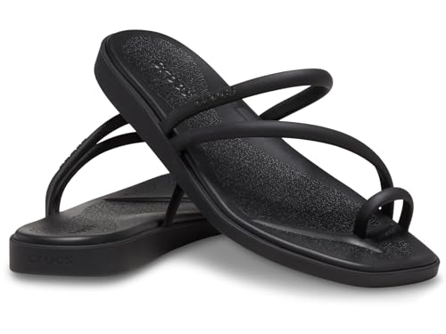 Crocs Herren Miami Toe Loop Sandal Sandalen, Black, 33/34 EU von Crocs