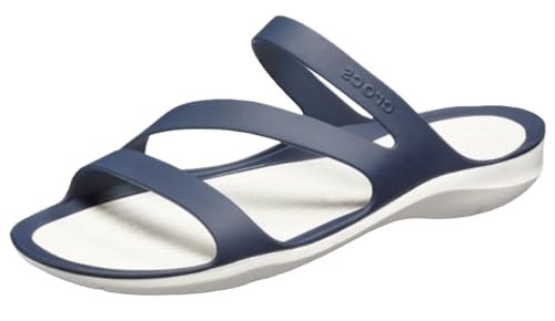 Crocs Herren Swiftwater Sandal W Sandalen, Navy/White, 38/39 EU von Crocs
