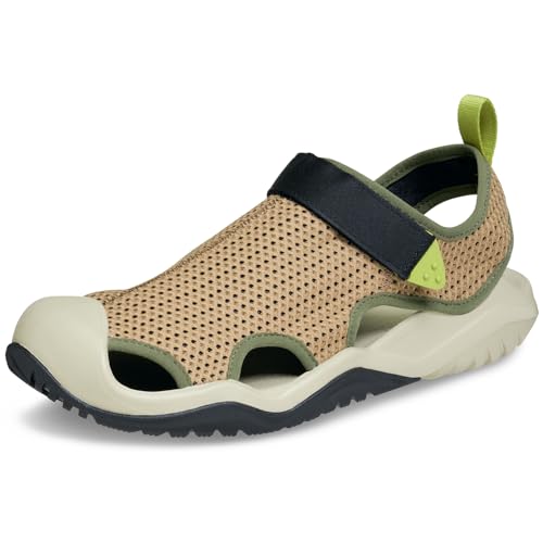 Crocs Damen SwiftwaterPrm1MeshDeckSandalM Sandalen, Sepia, 41/42 EU von Crocs