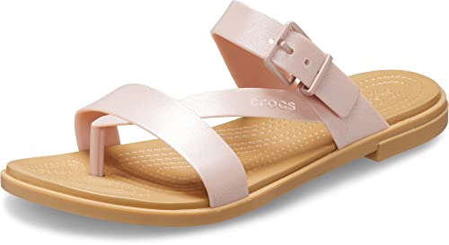 Crocs Damen Tulum Toe Post Sandalen, Pink Clay, 40 EU von Crocs