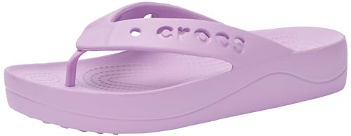 Crocs Damen Via Platform Flip Sandale, Orchidee, 41 EU von Crocs