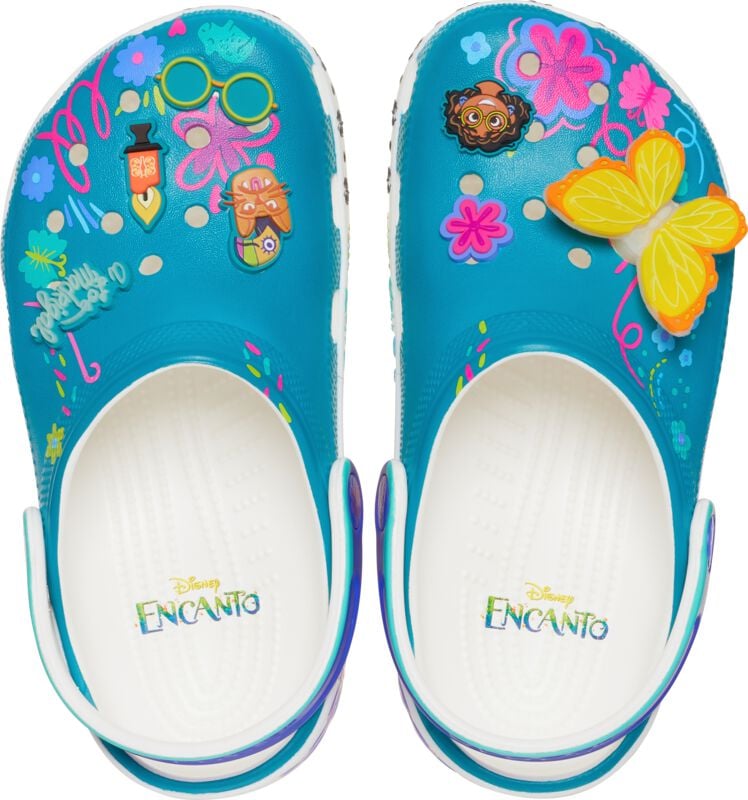 Crocs - Disney Hausschuh - Kids Encanto Mirabel Classic Clog - EU22-23 bis EU27-28 - für Damen - Größe EU 24-25 - multicolor von Crocs