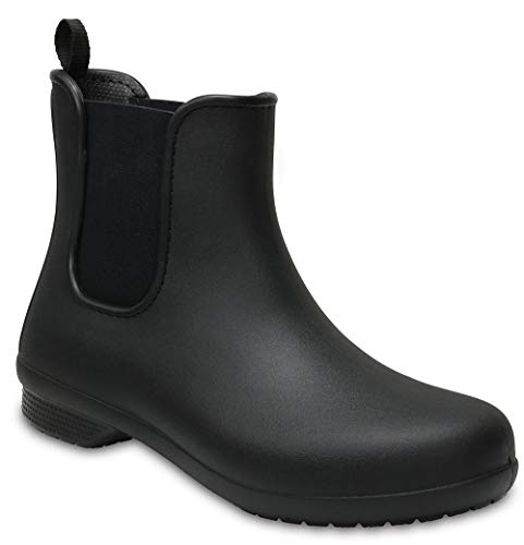 Crocs Freesail Chelsea Boot Women, Damen Gummistiefel, Schwarz (Black/black), 33/34 EU von Crocs