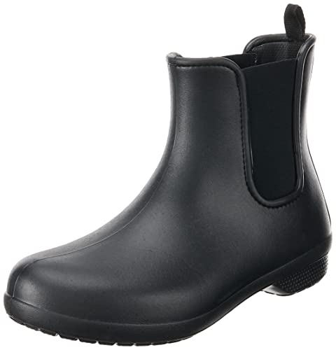 Crocs Freesail Chelsea Boot Women, Damen Gummistiefel, Schwarz (Black/black), 33/34 EU von Crocs