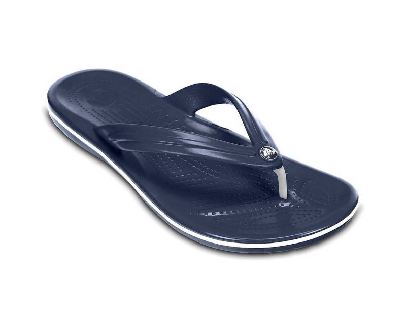 Crocs Crocs Flip Sandalen navy-weiß Übergröße Crocband™ Sandale von Crocs