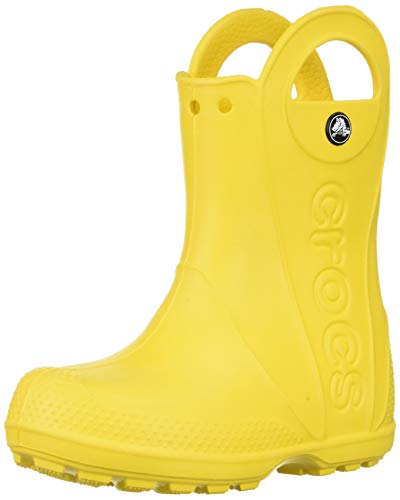 Crocs unisex-child Handle It Rain Boot Rain Boot, Yellow, 22/23 EU von Crocs