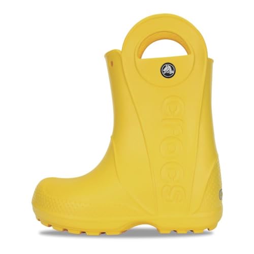 Crocs Unisex Kinder Handle It Rain Bootschuhe, Gelb, 24/25 EU von Crocs