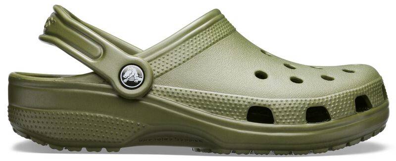 Crocs Hausschuh - Classic Clog - EU38-39 bis EU45-46 - Größe EU 41-42 - oliv von Crocs