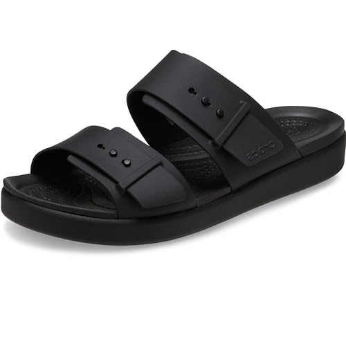 Crocs Herren Brooklyn Buckle Low Sandalen, Black, 38/39 EU von Crocs
