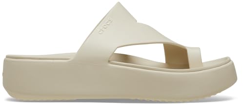 Crocs Herren Getaway Platform Toe Loop Sandalen, Sandstone, 39/40 EU von Crocs