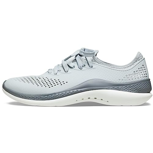 Crocs mens Literide Pacer Sneaker, Light Grey/Slate Grey, 41/42 EU von Crocs