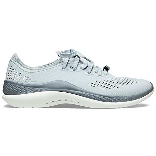 Crocs mens Literide Pacer Sneaker, Light Grey/Slate Grey, 41/42 EU von Crocs