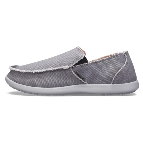 Crocs Herren Santa Cruz Loafers Slipper, Anthrazit/Hellgrau, 48 EU von Crocs