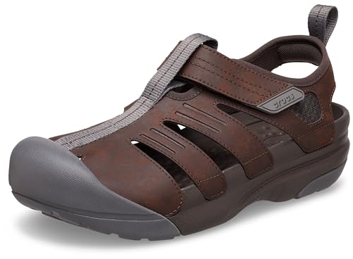 Crocs Herren Yukon Fischer Sandale, Espresso, 49 EU von Crocs