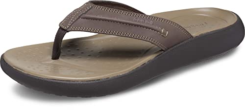 Crocs Herren Yukon Vista II LR Flip Flop, Espresso, Größe 39, espresso, 39/40 EU von Crocs