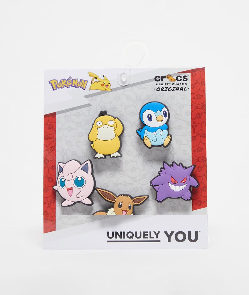 Crocs - Jibbitz-Anstecker mit verschiedenen Pokemon-Designs-Bunt von Crocs