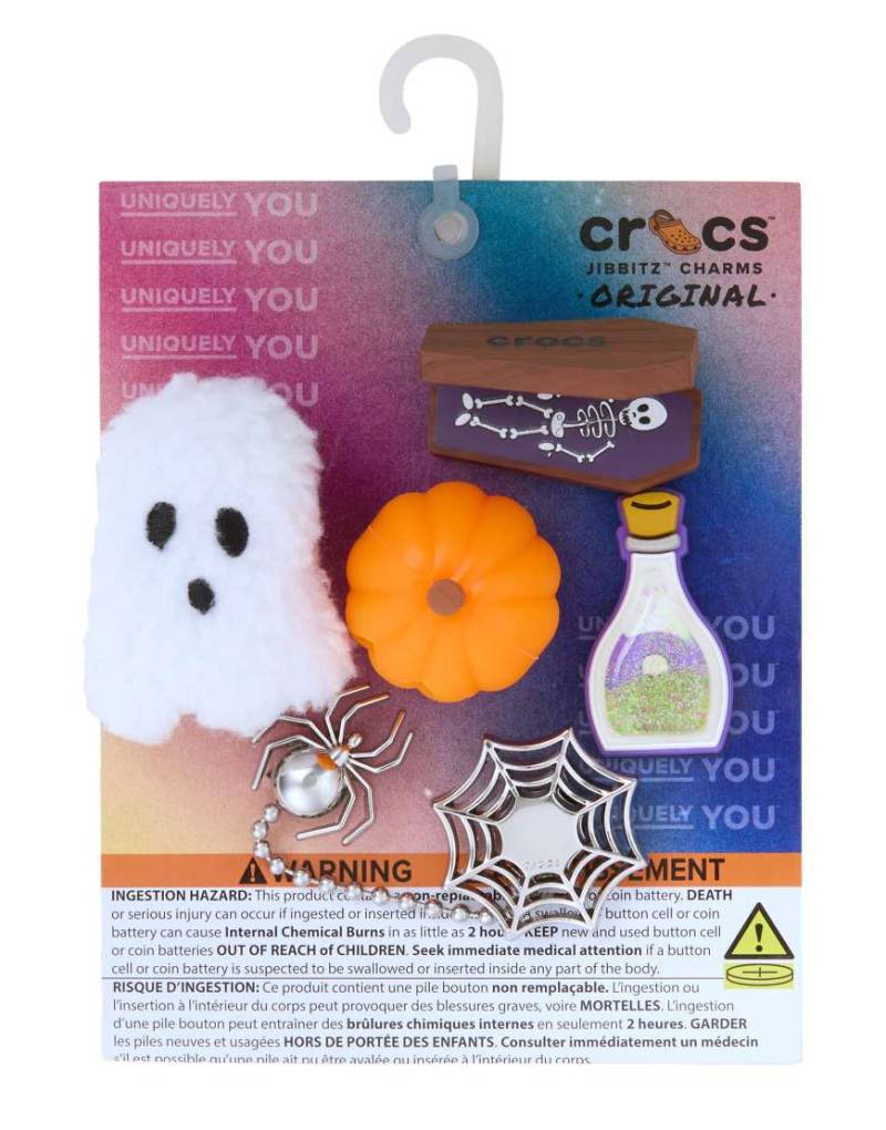 Crocs - Jibbitz-Pack mit Halloween-Motiven im Spooky-Design-Bunt Crocs - Jibbitz-Pack mit Halloween-Motiven im Spooky-Design-Bunt von Crocs