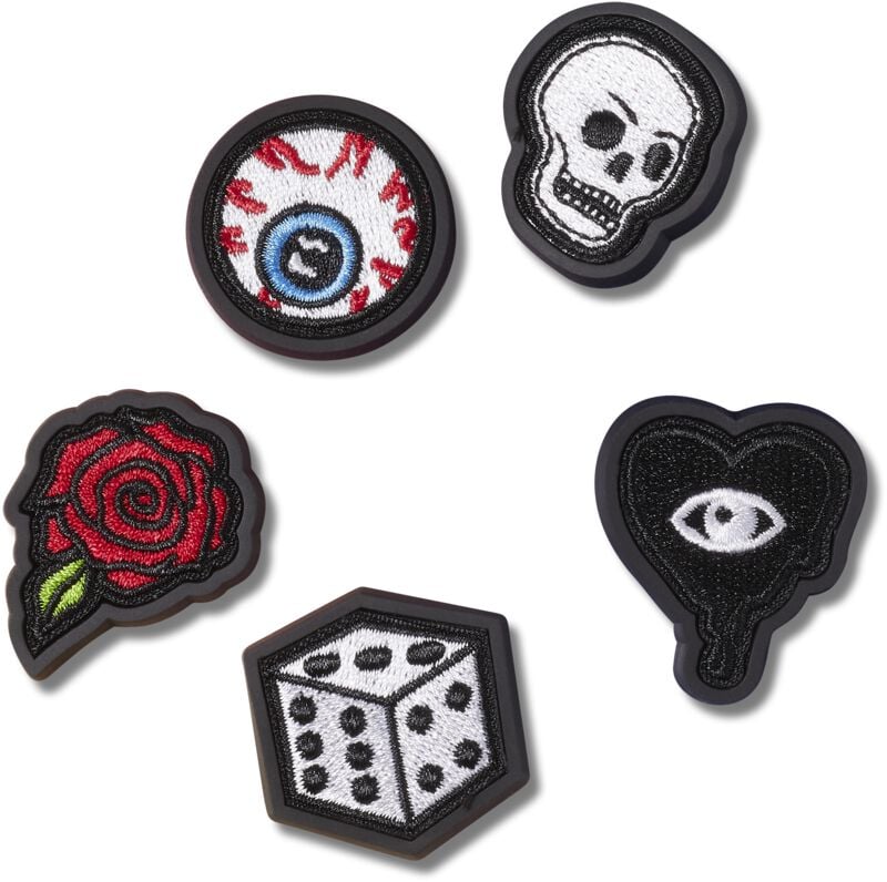 Crocs Jibbitz - Punk Patch 5 Pack Anstecker multicolor in Standard Crocs Jibbitz - Punk Patch 5 Pack Anstecker multicolor in Standard von Crocs