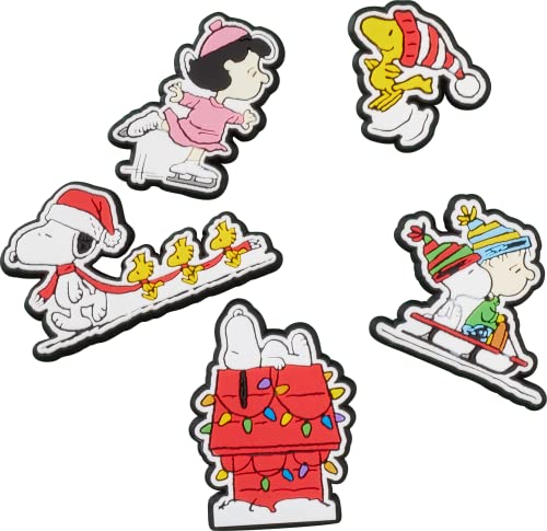 Crocs Jibbitz Schuh-Charms, 3 Stück, Jibbitz, Charlie Brown Christmas, 5 Pack von Crocs