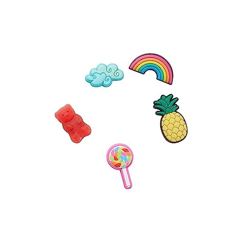 Crocs Jibbitz-Schuhanstecker 5er-Set | Individualisieren Sie Ihre Crocs mit Jibbitz Happy Candy One-Size von Crocs