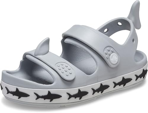 Crocs Unisex Kids Crocband Cruiser T Sandale, Shark (Light Grey),19/20 EU von Crocs