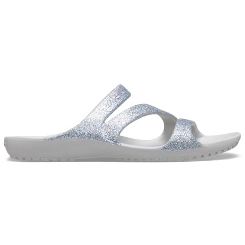 Crocs Kadee II Glitter Sandal W, Holzschuh, Silver, von Crocs