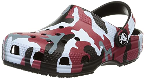 Crocs Kids Classic Graphic Clog Holzschuh, schwarz/rot, 29 EU von Crocs