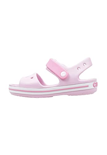 Crocs Crocband Sandalen – Unisex Kindersandalen – Leicht und mit sicherer Passform – Ballerina Pink – Größe 29-30 von Crocs