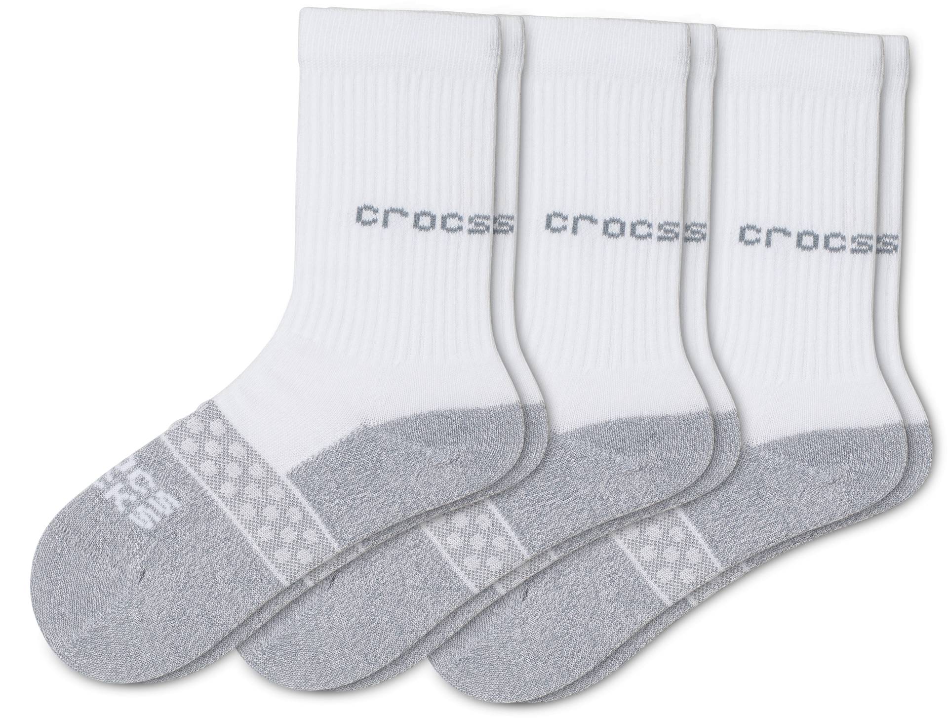 Crocs | Kinder | Crocs Socks  Crew Solid 3-Packs | Schuhe | Weiß | S von Crocs