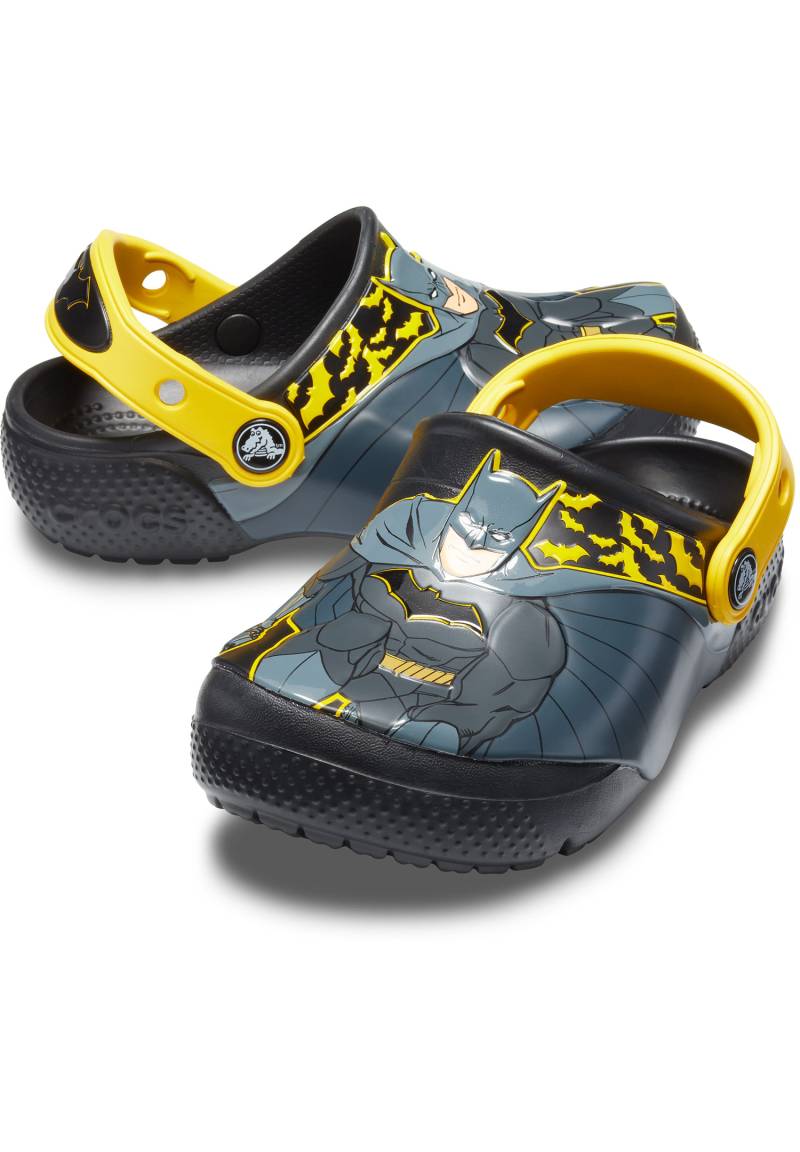 Crocs Kinder Fun Lab Iconic Batman Clog Hausschuhe 205514 Schwarz von Crocs
