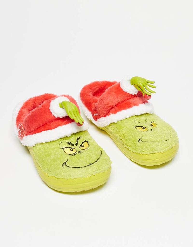 Crocs - Unisex - Klassische Clogs in Grün mit Grinch-Design von Crocs