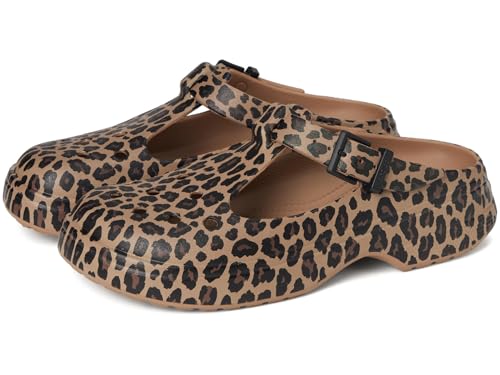Crocs Klassische Mary Jane Clogs für Erwachsene, unisex, Sepia/Leopard, 36/37 EU von Crocs