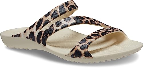 Crocs Mädchen Kadee Ii Graphic Sandale W Holzschuh, Winterweiß Mehrfarbig, 32.5/33.5 EU von Crocs