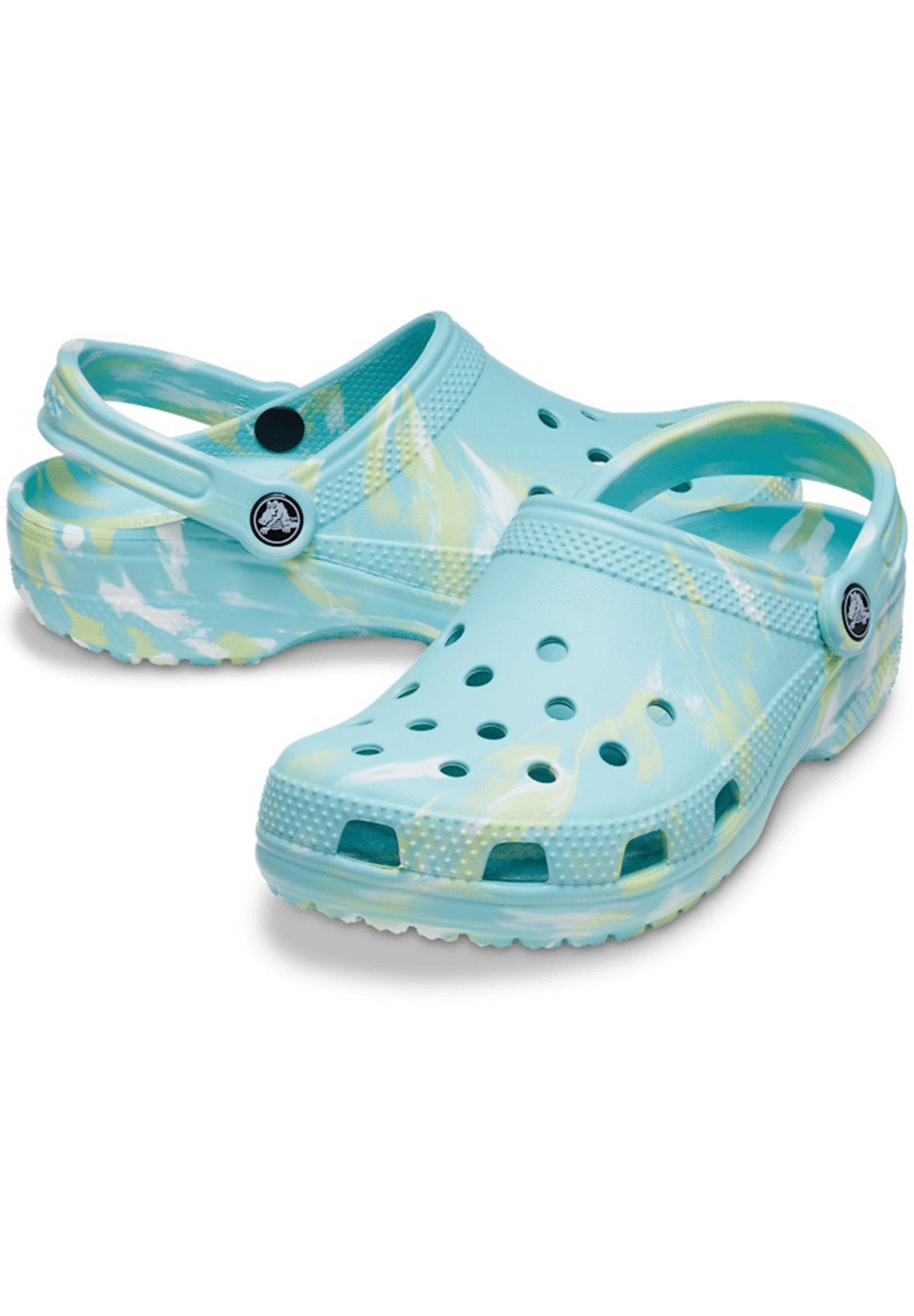 Crocs Marbled Classic Clog Unisex Erwachsene Sandale 206867-4SU Türkis von Crocs