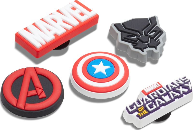 Crocs Marvel 5 Pack Anstecker Anstecker multicolor in Standard Crocs Marvel 5 Pack Anstecker Anstecker multicolor in Standard von Crocs