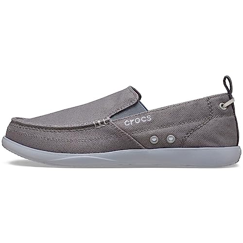 Crocs Men's Walu Slip On Loafers, Slate Grey, 12 von Crocs