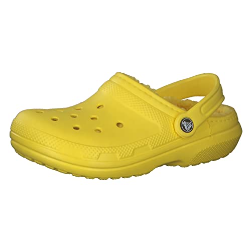 Crocs Unisex Classic Lined Clogs, Lemon/Lemon, 48/49 EU von Crocs